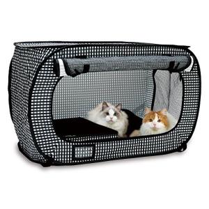 猫壱（necoichi） ポータブルケージとトイレのセット mofusand 北欧風