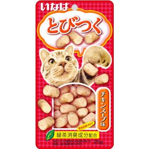 （まとめ買い）いなばペットフード とびつく チキンスープ味 25g QSC-213 猫用 〔×24〕