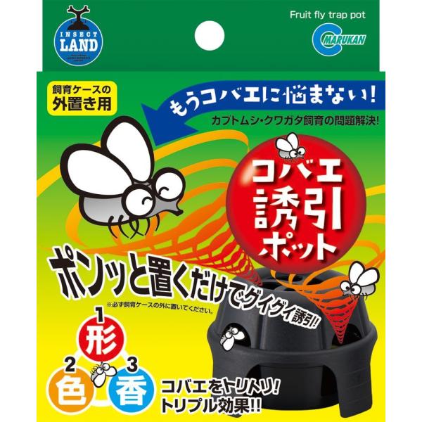 （まとめ買い）マルカン コバエ誘引ポット 昆虫用品 〔×5〕