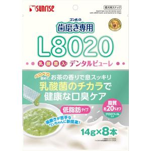 ゴン太の歯磨き専用 L8020乳酸菌入り デンタルピューレ クロロフィル入り 低脂肪 8本