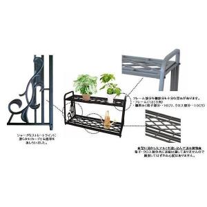 組み立て容易 Diy 工具 桐畑 狭いスペースでもすっきりコーディネート 玄関 フロアー 庭 通路 フラワーラック 幅９０cm２段 軽くて丈夫で美しいアルミ鋳物製 日本製