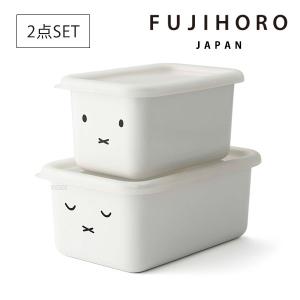 富士ホーロー ミッフィーフェイス 深型角容器M MFF-DM ミッフィー