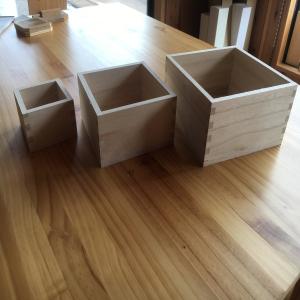 桐製<計量カップ>5合マスの詳細画像1