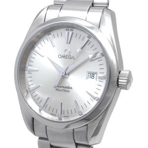 オメガ シーマスター アクアテラ デイト メンズ クォーツ QZ シルバー文字盤 2518.30 OMEGA Seamaster｜kirin-corp