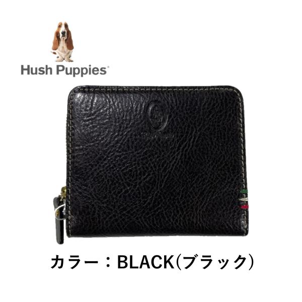 ハッシュパピー Hush Puppies 財布 2つ折り 小銭入れあり ラウンドファスナー ルクス ...