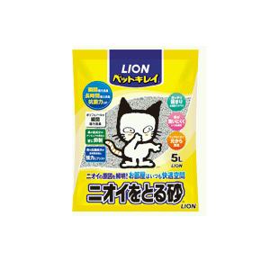 LION ライオン ライオン ペットキレイ ニオイをとる砂 5L｜kirindo