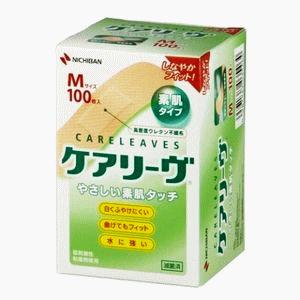 ニチバン ケアリ−ヴ CL100M Ｍサイズ 100枚入り×1個セット ケアリーブ 絆創膏 お徳用