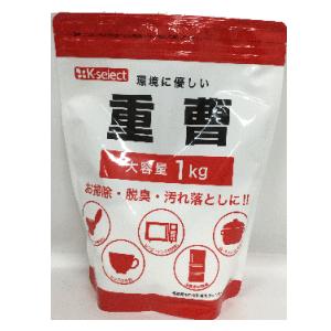 k-select ケーセレクト キリン堂 重曹 1kg×1個 環境にやさしい、お掃除、脱臭、汚れ落としに｜kirindo