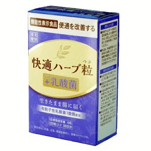 ナチュラルウェーブ 楽美健快 快適ハーブ粒 ＋乳酸菌 120粒 【機能性表示食品】 【軽減税率対象商品】の商品画像