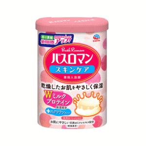 アース製薬 バスロマン スキンケア Ｗミルクプロテイン 600g 【医薬部外品】