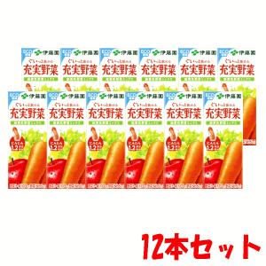 12本セット 伊藤園 充実野菜 緑黄色野菜 ミックス200ml×12本セット 軽減税率対象商品 野菜ジュース 食物繊維 ビタミン｜kirindo