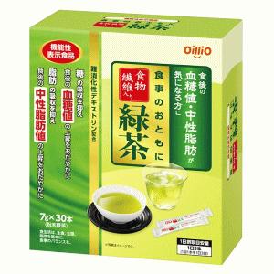 日清オイリオ 食事のおともに 食物繊維入り緑茶 180ｇ(6ｇ×30包) 【機能性表示食品】