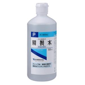 【第3類医薬品】健栄製薬 精製水 500ｍＬ お一人様40本までとさせていただきます。