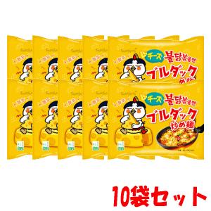 【10袋セット】三養ジャパン チーズブルダック炒め麺 140g×10