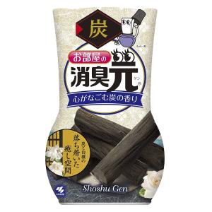 小林製薬 お部屋の消臭元 心がなごむ炭の香り 400ml