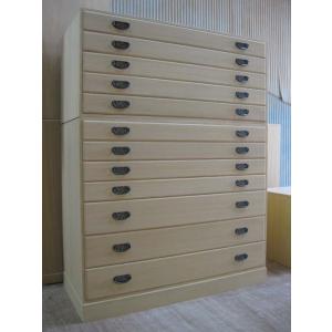 桐たんすタンスチェスト着物時代仕上モダンシンプル総桐着物箪笥7段