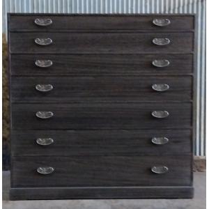 総桐三味線箪笥・時代仕上げ 三味線ケース 製造直売 商品番号1987Y