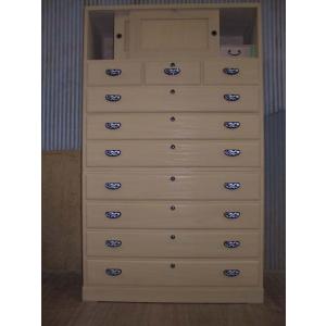 総桐三味線箪笥・時代仕上げ 三味線ケース 製造直売 商品番号1987Y