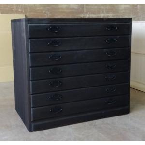 総桐三味線箪笥・時代仕上げ 三味線ケース 製造直売 商品番号1987Y