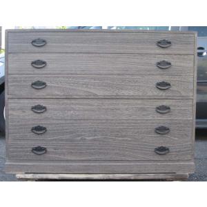 総桐三味線箪笥・時代仕上げ 三味線ケース 製造直売 商品番号1987Y