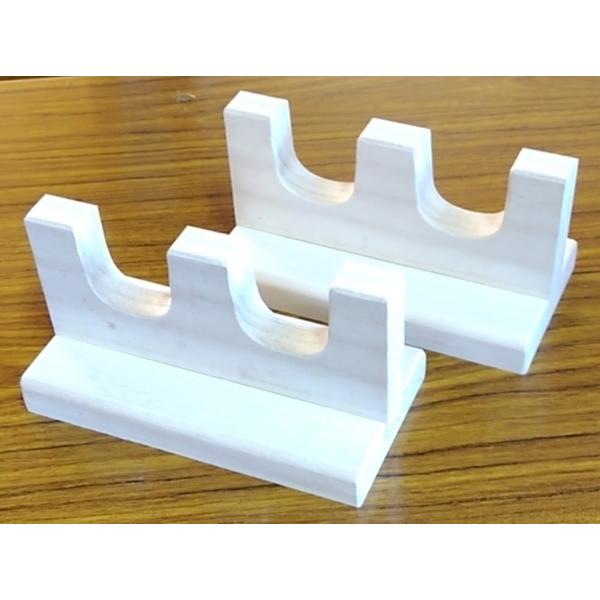 刀受け駒桐趣味　総桐受け駒・２個組　製造直売商品番号k-koma2