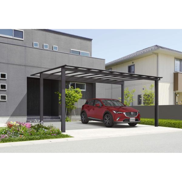 【商品のみ】 三協アルミ スカイリード 両側支持タイプ 2台用 基本タイプ 5460 H28 屋根材...