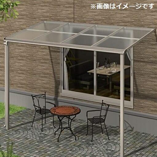 キロスタイルテラス F型屋根 1階用 4間（2.間＋2間） ×4尺 熱線遮断ポリカ 積雪20cm対応...