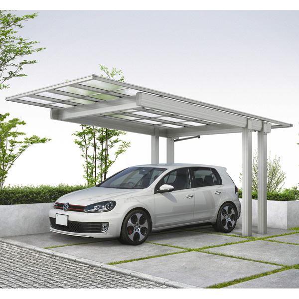 全国配送 YKK カーポート エフルージュEX FIRST 基本セット 標準柱（H20） 51-27...