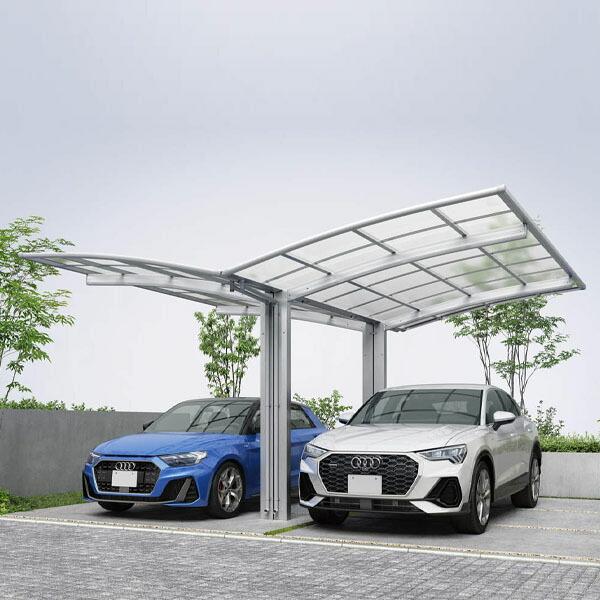 全国配送 YKK カーポート アリュースZ 750タイプ Y合掌セット Y57-24・24 標準柱(...