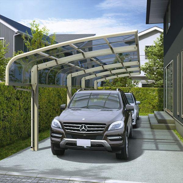 【商品のみ】カーポート 2台用 YKKAP YKK アリュース キャップ 600タイプ 奥行(2)連...