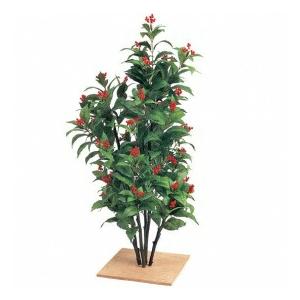『人工植栽』　タカショー グリーンデコ和風　センリョウ 板付　80cm　GD-72