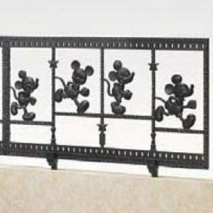 LIXIL（リクシル） ディズニー フェンス ミッキーC型 ブラック＋