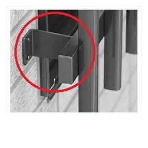 YKKAP　たて面格子LA専用ブラケット（取付け金具セット）　壁付ブラケット（出幅80mm）　4個入...