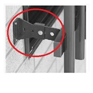 YKKAP　たて面格子LA専用ブラケット（取付け金具セット）　壁付ブラケット（調節式出幅80〜120...