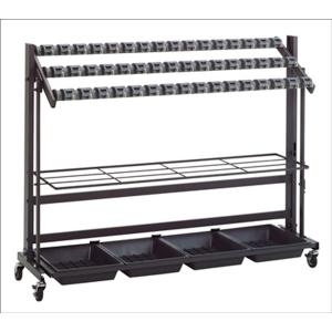 テラモト　ロック式傘立　カードロック傘立2（折りたたみ式）　48本収納　UB-270-148-0