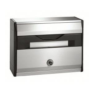 ナスタ 集合住宅低層用ポスト ※KS-MB621S-R （１戸用・受注生産品） 前入前出タイプ ラッ...