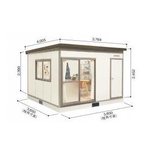 ヨドハウス　YHN-80 ダークブラウン