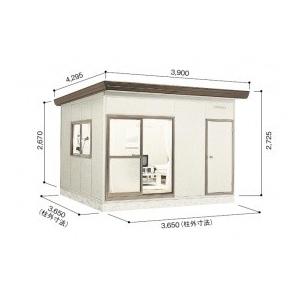 ヨドハウス　YHD-80 ダークブラウン