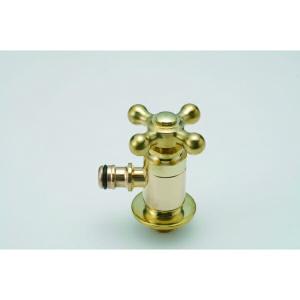 オンリーワン ホース接続水栓（研磨） HV3-G102-B 『水栓柱・立水栓 蛇口』｜kiro