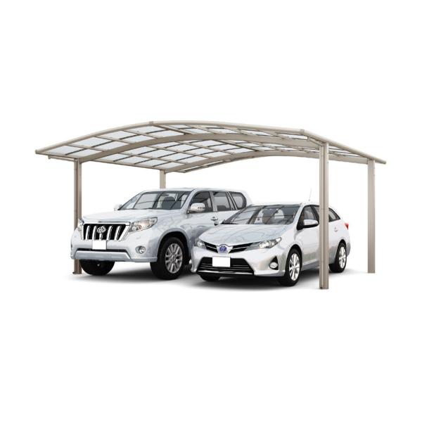 【商品のみ】 LIXIL リクシル フーゴR 2台用 基本 36-50型 ロング柱 H25 熱線吸収...