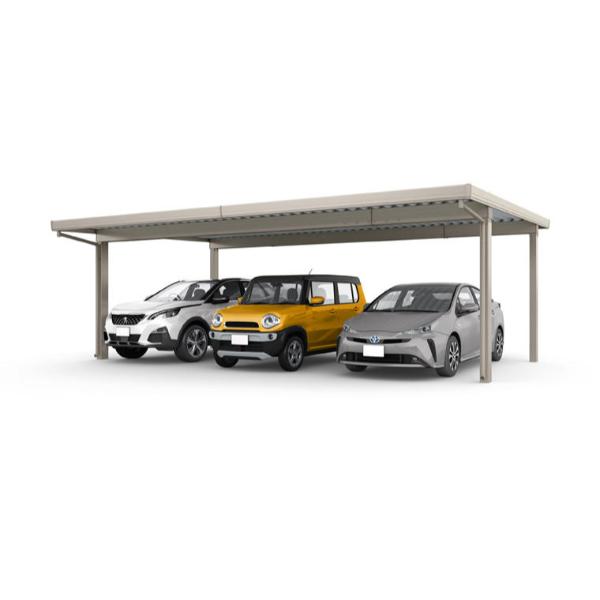 【商品のみ】 LIXIL リクシル カーポートSW 1500タイプ 3台用 基本 80-55型 標準...