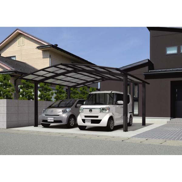 【商品のみ】 三協アルミ カムフィエース 2台用 M合掌タイプ 50 (25?25) H23 屋根材...