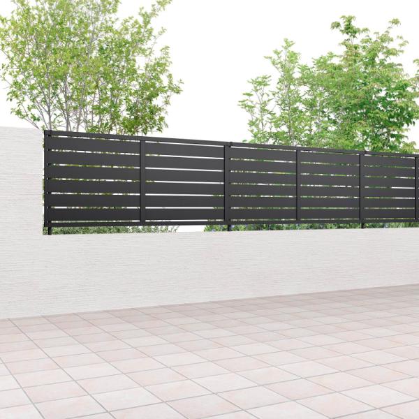 フェンス 目隠し LIXIL フェンスAB YS3型 T-8ダスクグレー H800 高さ80cm 本...