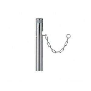 リクシル スペースガード（車止め） VDE45 S76型 埋込式 南京錠付き オプションポール（取替...