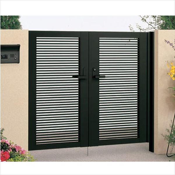 【法人様限定商品 個人宅・現場配送不可】四国化成 クレディ門扉 1型 柱仕様 両開き 1014