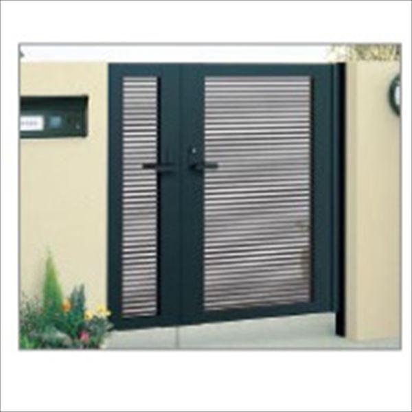 【法人様限定商品 個人宅・現場配送不可】四国化成 クレディ門扉 1型 柱仕様 親子開き 0412+0...