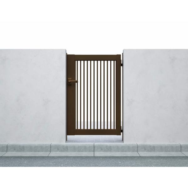 YKKAP シンプレオ門扉TB2型 片開き 門柱仕様 08-10 HME-V-TB2 『たて（粗）格...