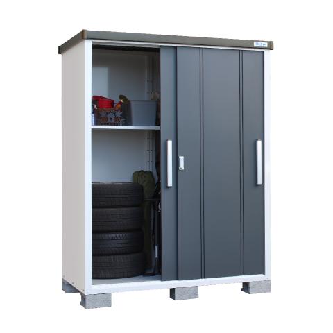 【エリア・期間限定セール】サンキン物置 COOL クール EC-1575(GK) 一般型 『 物置 ...