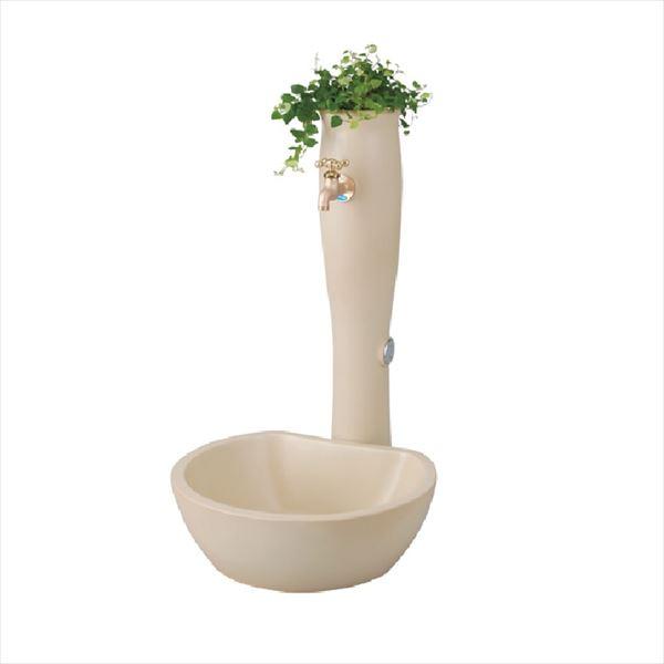 トーシン 水栓柱 un ポッシュ SC-UN-POCM-IV 立水栓＋水栓パン（受け）+蛇口セット ...