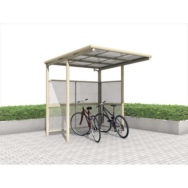 三協アルミ ベルフラット パネル2段 Ｌ型(パネル２面) 中央柱タイプ 熱線遮断ポリカーボネート板 ...